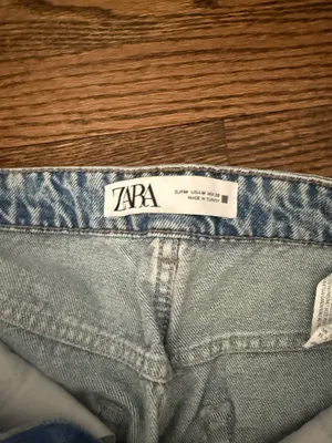 ZARA Jean Skirt Denim thumbnail 3