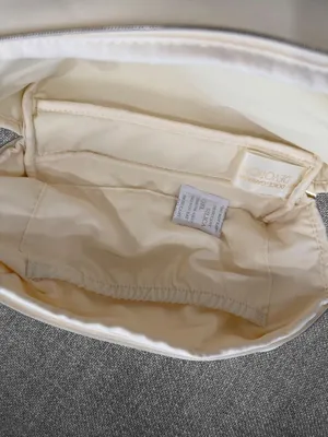 Dolce & Gabbana Devotion Cream Cosmetic Pouch With Gold Heart Charm thumbnail 5