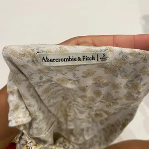 Abercrombie & Fitch Floral Tie Strap Tank Top Yellow White Size Small thumbnail 3