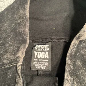PINK Victoria's Secret Black Acid Wash Bike Shorts thumbnail 4