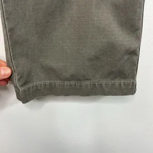 LL Bean Women’s Green Pants with Belt straight leg size 12 thumbnail 4