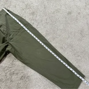 GAP Women’s Everyday Mid Rise Straight Up Khakis Pants in Army Jacket Green 10 thumbnail 14