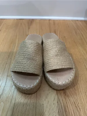 Women's Natural Woven Espadrille Slide - Neutral thumbnail 4