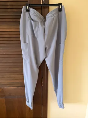 Medline Gray Jogger Scrub Pants Size L thumbnail 2