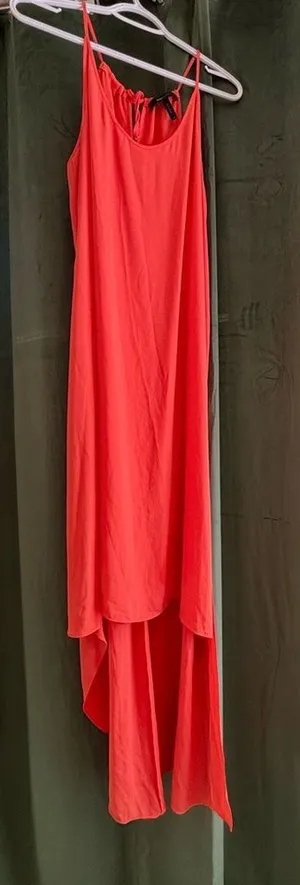 BCBGMaxAzria Asymmetrical Coral Dress‎ thumbnail 1