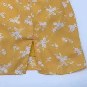 Lulus Sunny Paradise Womens Dress Large Milkmaid Mini Cottage‎ Coquette Ruffled thumbnail 7