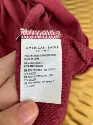 American Eagle Outfitters Red Top thumbnail 6