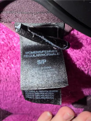 The North Face Women's Plush Full-Zip Teddy Jacket in Magenta Size Small thumbnail 3