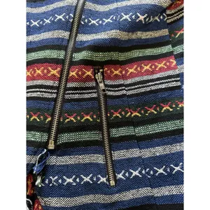 Priina Women Size Large Aztec Western‎ Country Zip Pockets Fringe Full Zip Artsy thumbnail 6