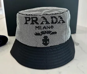 Prada Re-Nylon Logo Studded Bucket Hat thumbnail 2