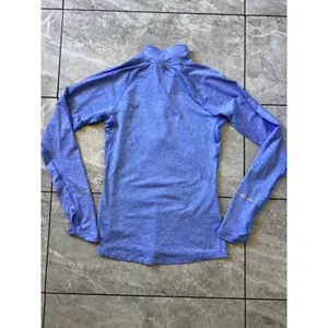 Nike Dri-FIT Womens Half Zip Running Top Purple Heather Long Sleeve XS 1740 thumbnail 5