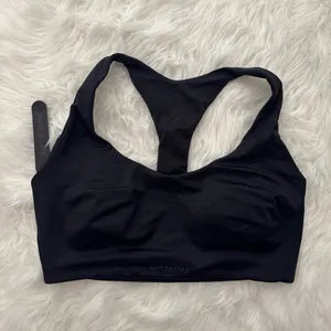 Nike Skims Shine Racerback Sports Bra Obsidian Size Medium thumbnail 3