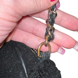 MICHAEL Michael Kors Jet Set Travel Small‎ Chain Shearling Crossbody Black Purse thumbnail 7