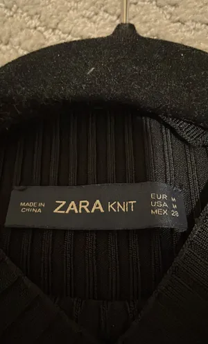 ZARA Rib-knit Mockneck Top thumbnail 4