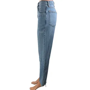 Abercrombie & Fitch The 90s Straight Ultra High Rise Blue Denim Jeans Size 26 thumbnail 2