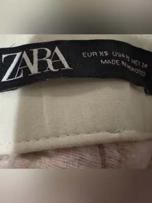 ZARA | NWOT Morocco Cotton Pink Green Plaid Tweed Side Zip Mini Skirt Shorts (S) thumbnail 9