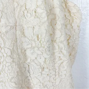LULUS Zenith Cream Lace Hidden Back Zipper Maxi Dress Small Wedding Victorian thumbnail 13