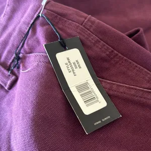 NWT Dickies Duck Canvas trousers in burgundy thumbnail 6