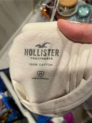 Cute Hollister crop New Mexico cap sleeve baby t-shirt scoop neck thumbnail 2