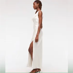 NWT Abercrombie & Fitch Cowl Neck Draped Maxi Dress Sz S thumbnail 3