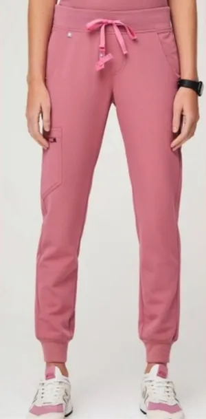 FIGS NWT Breast Cancer Edition High‎ Waist Zamora Jogger Scrub Pants Large Tall thumbnail 1