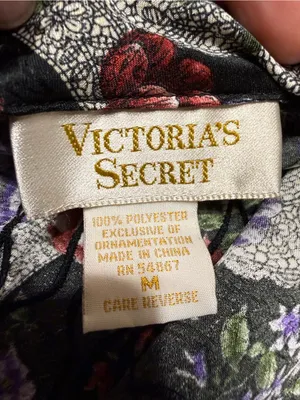 VTG Victoria’s Secret Floral Cutout Camisole Medium Gold Label Tank Top Y2K Cami thumbnail 4
