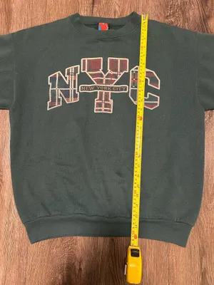 Vintage Disney Plaid New York Graphic Crewneck Sweatshirt thumbnail 7