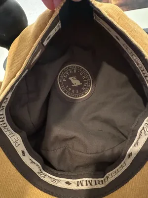 Peter Grimm Corduroy Baker Boy Hat with Anchor Detail thumbnail 7