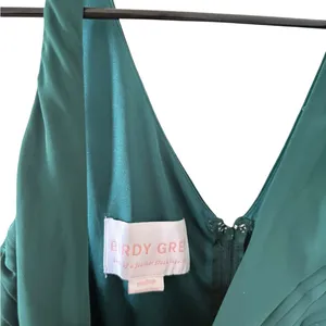 Birdy Grey NEW Laurie Empire Dress in Chiffon Emerald thumbnail 5