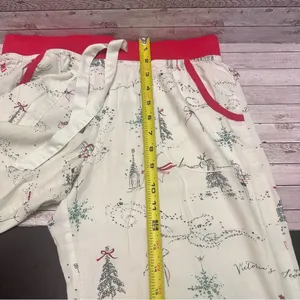 Victoria's Secret Women’s Pajama Bottoms with Pink and White XS thumbnail 6