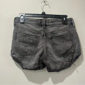 Free People We the Free Jean Shorts Button‎ Fly Distressed Women's Size 2… thumbnail 4
