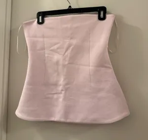 Zara Light Pink A-Line Mini Top thumbnail 1