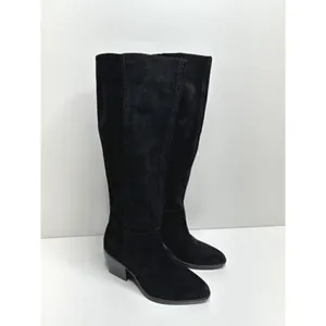 Naturalizer Fae Women Size‎ 5 Suede Black High Knee Heeled Boots thumbnail 2