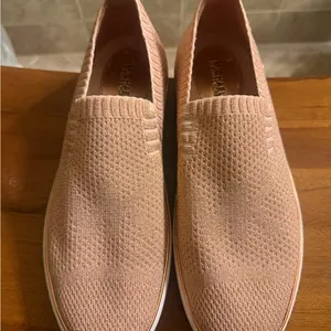 Michael Kors Rose Gold Sparkling Blush Knit Slip-On Shoes thumbnail 1