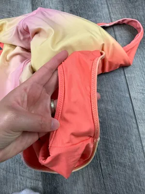 Aerie Coral Stripe One Piece Swimsuit thumbnail 13