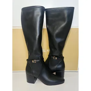 MICHAEL KORS‎ Ella Block Heel Boot In Black US 8 Wide $345 thumbnail 10