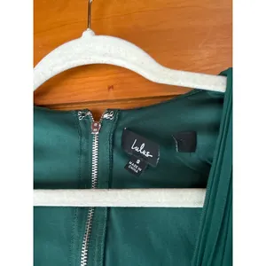 Lulus Vivid Imagination Emerald Green Cutout Maxi Dress Wedding Formal Small thumbnail 6