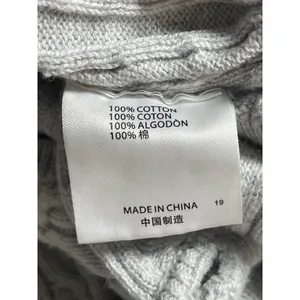 Brandy Melville Gray Ribbed Knit Long Sleeve Button Up Cardigan Sweater Size S/M thumbnail 4