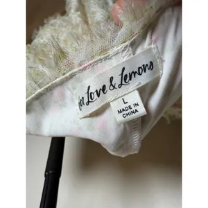 For Love and Lemons Chania Bustier Ruffles Mini Dress Size Large thumbnail 3