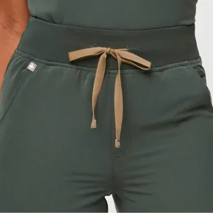 NWT Figs Green High Waisted Zamora Scrub Pants thumbnail 4