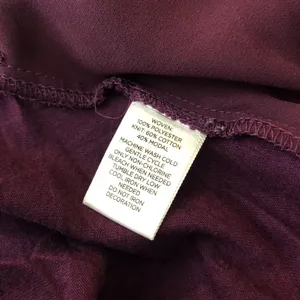 Loft Outlet Womens Purple 3/4 Sleeve Ruffle Scoop Neck Top Size M thumbnail 4