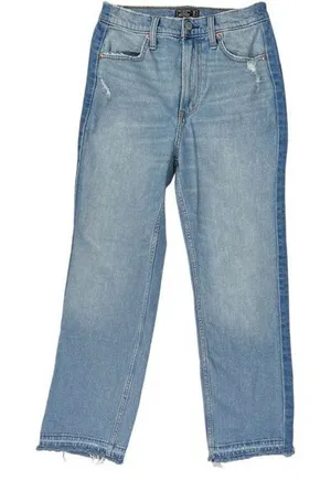 Abercrombie Zoe Natural Rise Ankle Straight Leg Jeans Light Wash Size‎ 6 / 28 thumbnail 1