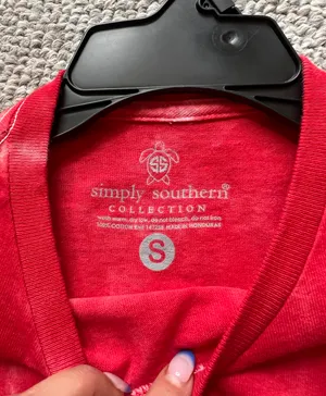 Simply Southern T-Shirt Red, White, and Blue Small thumbnail 3