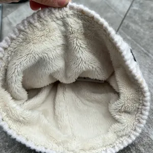 Never worn , north face beanie with wool blend lining thumbnail 3