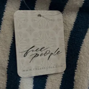 Free People Beach Ivory Combo Striped Knit Crop Top OB1585602 XL thumbnail 4