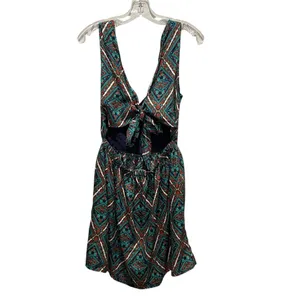 Band of Gypsies Aztec Print Back Tie Mini Dress Multicolor Women’s Size XL NWOT thumbnail 5