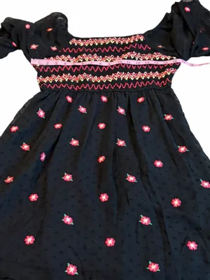 SAVANNA JANE smocked floral mini dress thumbnail 3