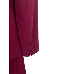 VTG Jones New York Two Piece Mauve Wool Sheath Dress Suit Button Blazer Set 6 thumbnail 5