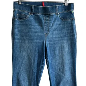 SPANX Flare Jeans Sz L shape EveryWear Vintage Indigo Pull On Stretch thumbnail 6