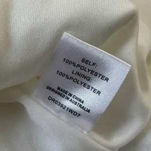 Meshki White Maci Crepe Mini Dress Women Size Medium NWT | 42-63 thumbnail 6